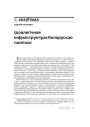 Ідэалягічная інфраструктура беларускае палітыкі 